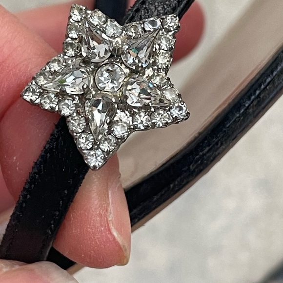 Authentic Manolo Blahnik sandals with crystal stars. - Picture 10 of 17